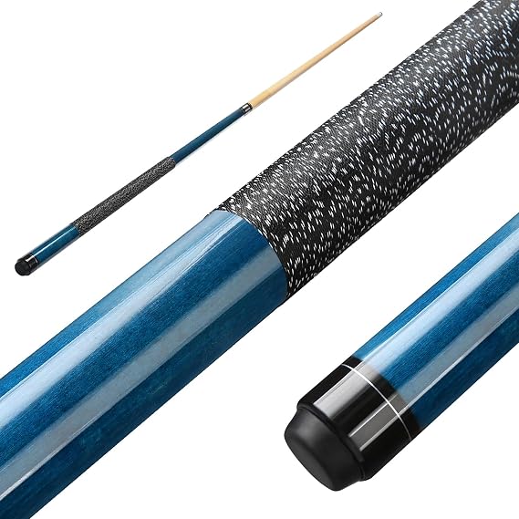 Pool Cue 58 Inch Billiard Cue Canadian Maple Wood Pool Cue 13 mm Tips for Professional Billiard Players 1/2 Maple Cue Sticks for Billiard Table Sports