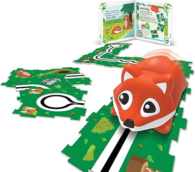Learning Resources Coding Critters Go Pets Scrambles the Fox - Screen-Free Toy For Kids, Interactive STEM Pet, 14 Pieces, Ages 4