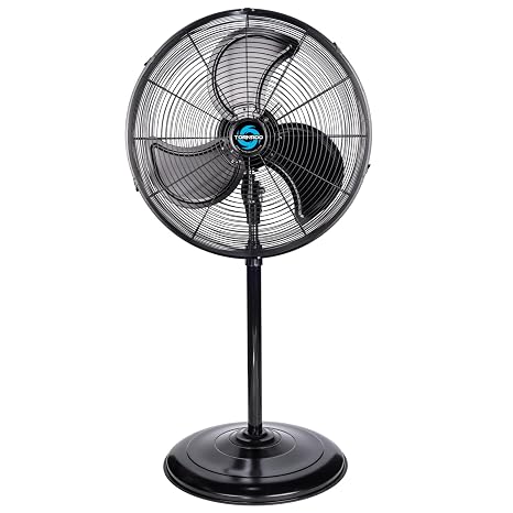 Tornado - 20 Inch High Velocity Metal Oscillating Pedestal Fan 5250 CFM - Commercial, Industrial Use Water-Resistant