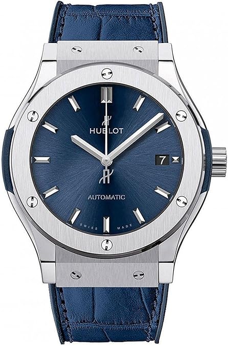 Hublot Classic Fusion Automatic Blue Sunray Dial Titanium Men's Watch 511.NX.7170.LR