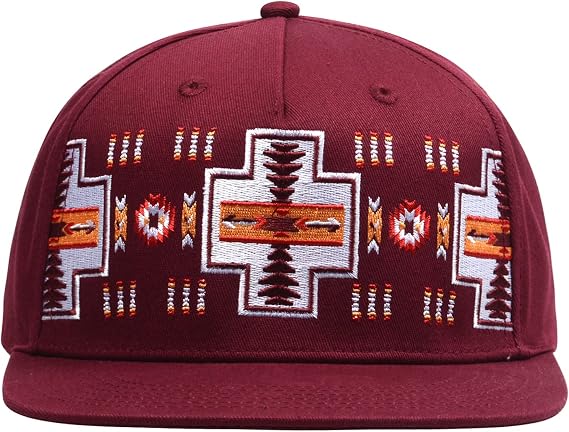 Summer Baseball Cap-Embroided Snap Back- Oregon Trail Design