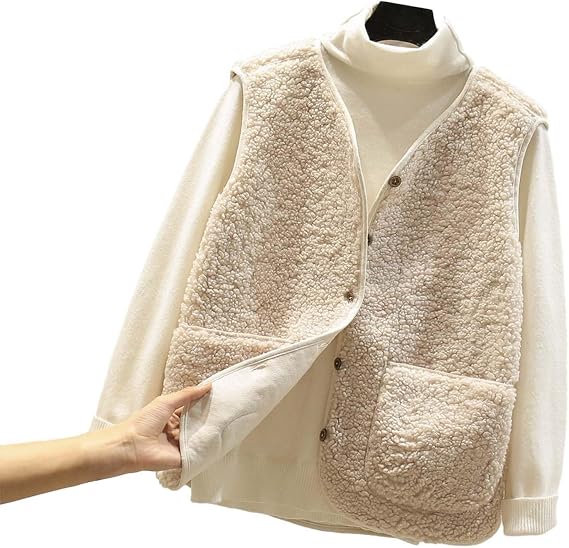 Lolvmvchi Winter Coats For Women 2023 Trendy Windproof Particle Plush Jacket Warm Jackets For Women