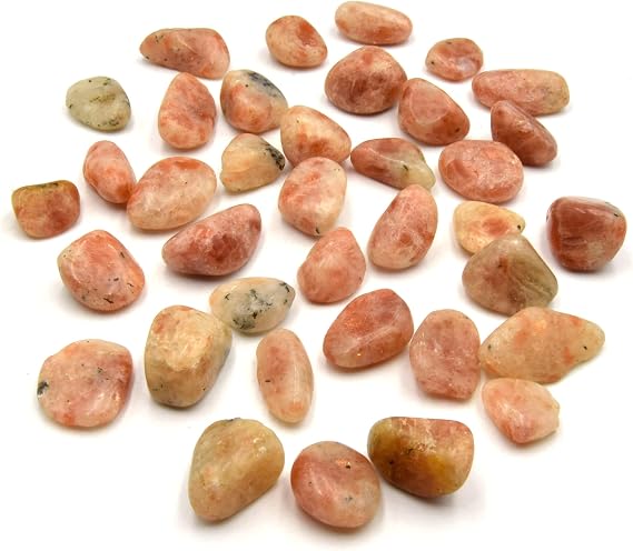 | Tumbled Gemstone Crystal Set 200g Natural Crystals for Meditation, Energy, Chakra Balancing, Reiki, Decor & Gifts Includes Amethyst, Quartz, Obsidian & More | Sunstone