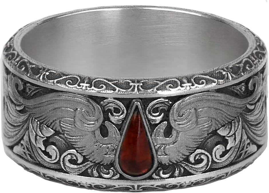 Starforged Blood Angels of Sanguinius Space Marines Men's Fashion Jewelry Sterling Silver Gold Rings