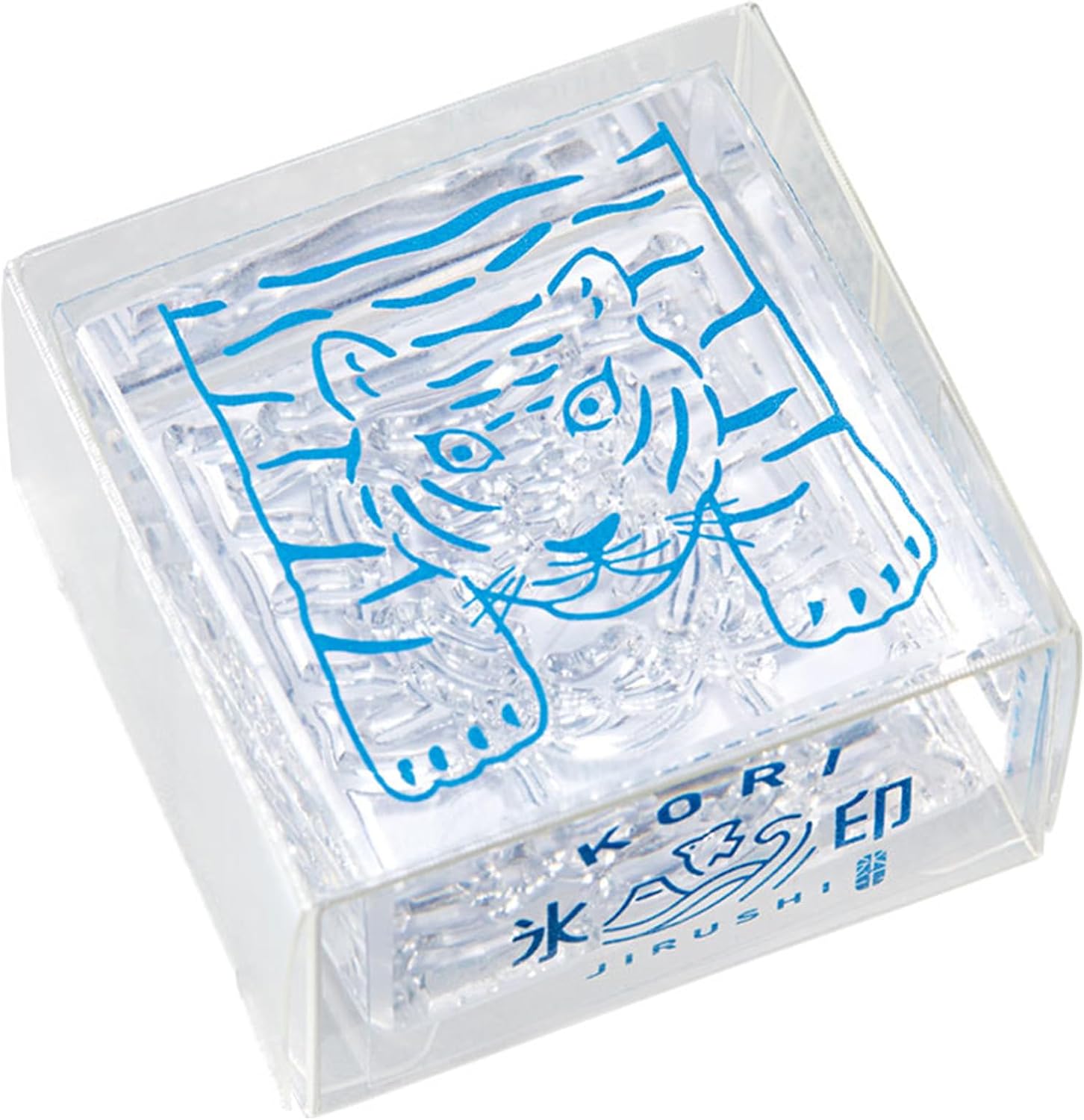 King Jim CLS33-003 Tiger Clear Stamp Ice Mark Large