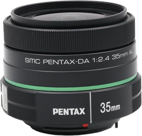Pentax SMC PENTAL-Da 35mmF2.4AL Standard Lens Focal Length 53.5mm (Equivalent to 35mm Format) High Delineation Performance F2.4 High Brighness Compact Lightweight Design Aspherical Lens Super Protect Coating, Black (21987)