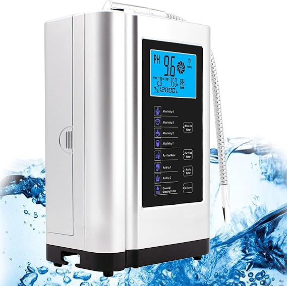Alkaline Water Ionizer,Wter Ionizer and Alkaline Water Machine AG7.0, Produces PH 3.5-10.5 Alkaline Water, 7 Water Settings, up to -570mV ORP, 8000L,AlkalineWhite