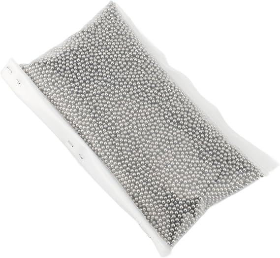 Stainless Steel Metal Polishing Balls Jewelry Clasp with Bare Polishing Beads (2mm / 0.08 inch)