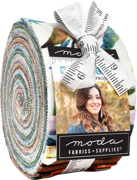 Create Joy Project Wanderlust Jelly Roll 40 2.5-inch Strips Moda Fabrics 39840JR