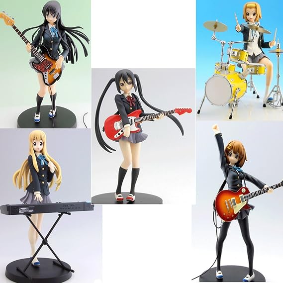 Kaion!! SQ Figure Yui Hirasawa, Nyu Akiyama, Ritu Tanaka, Kotofuki, Nakano, 5 Types in Total