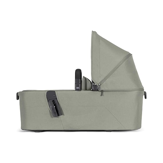 Joolz Aer2 Foldable Cot for Baby Stroller Ultra-Light Cot with One-Hand Quick Fold - Soft Mattress - Large UPF 50+ Canopy - Perfect Baby Cot Add-on for Your Aer2 (Sage Green)