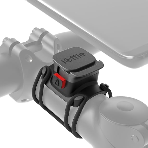 iOttie Active EdgeTM Go Bike Phone Holder Bar Mount || Smartphone | iPhone Xs Max R 8/8S 7 Plus 6S 6 SE Samsung Galaxy S8 Plus S8 Edge S7 S6 Note 8 5 (HLBKIO104)