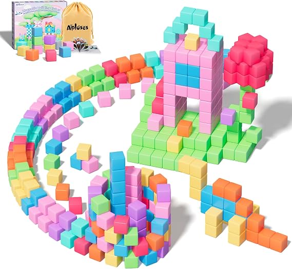100pcs Magnetic Blocks, Magnetic Cubes for Kids Ages 3-8, STEM Educational Building Toys for Kids and Preschoolers, Sensory Autism-Friendly Learning Toys Gift for Boys & Girls 3-5, 4-8 Year Old