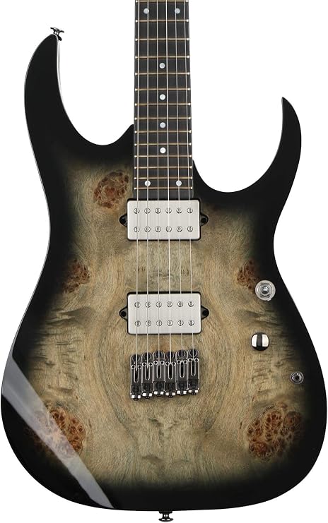 Ibanez IRG1121PB Premium Electric Guitar (Charcoal Black Burst)
