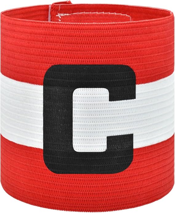 Soccer Captain Armband - Classic, Unisex, Youth & Adults, Elastic, Adjustable
