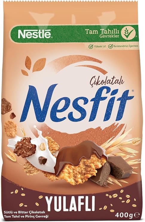 Nestlé Nesfit Chocolate Whole Grain and Rice Flakes 400 g