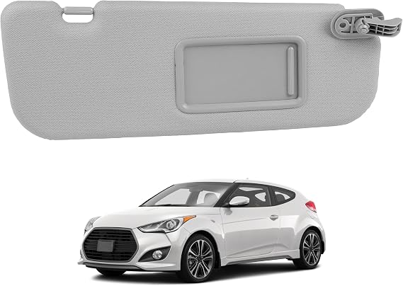 Front Right Passenger Side Sun Visor Fit for 12-16 Veloster