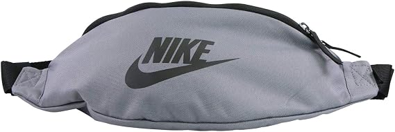 NIKE unisex-adult Heritage Hip Pack Bag, Gunsmoke/Black/Black, Misc