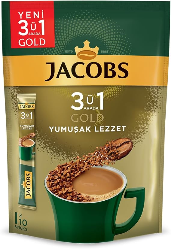 Jacobs 3ü1 Arada Yumuşak 10'lu Paket