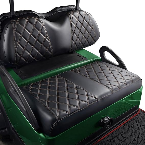 NOKINS Golf Cart Diamond seat Cover for Club Car EZGO Yamaha, Golf cart Vinyl seat Cover