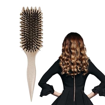 Curl Defining Brush,Achieve Perfectly Defined Curls, Ideal For Curly Hair,The Essential Tool For Shaping and Styling Your Curls Beige