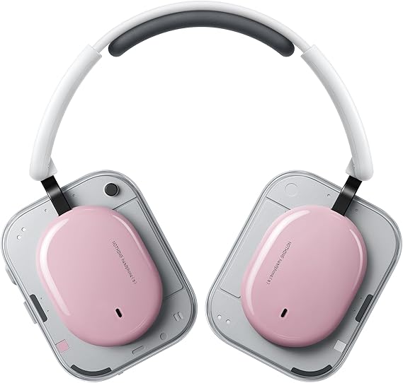 Nothing Headphone (a) 2026 New, Adaptive Active Noise Cancelling Headphones, Wireless Over Ear Bluetooth 5.4 ANC Headset with LDAC Hi-Res, 5 HD Mics Ultra Bass via APP, 135 Hours Playtime, Pink