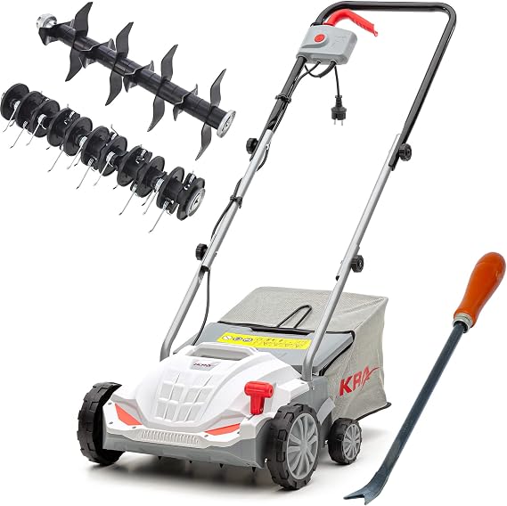 IKRA Electric lawn ventilation IEVL 1532, collection basket 30 l, working width 32 cm, including weed cutter