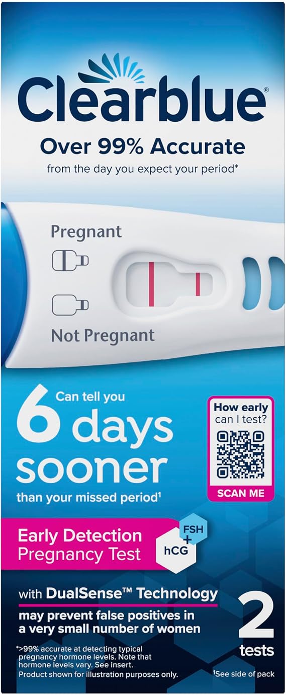 Clearblue Early Detection Pregnancy Test, 2 Count
