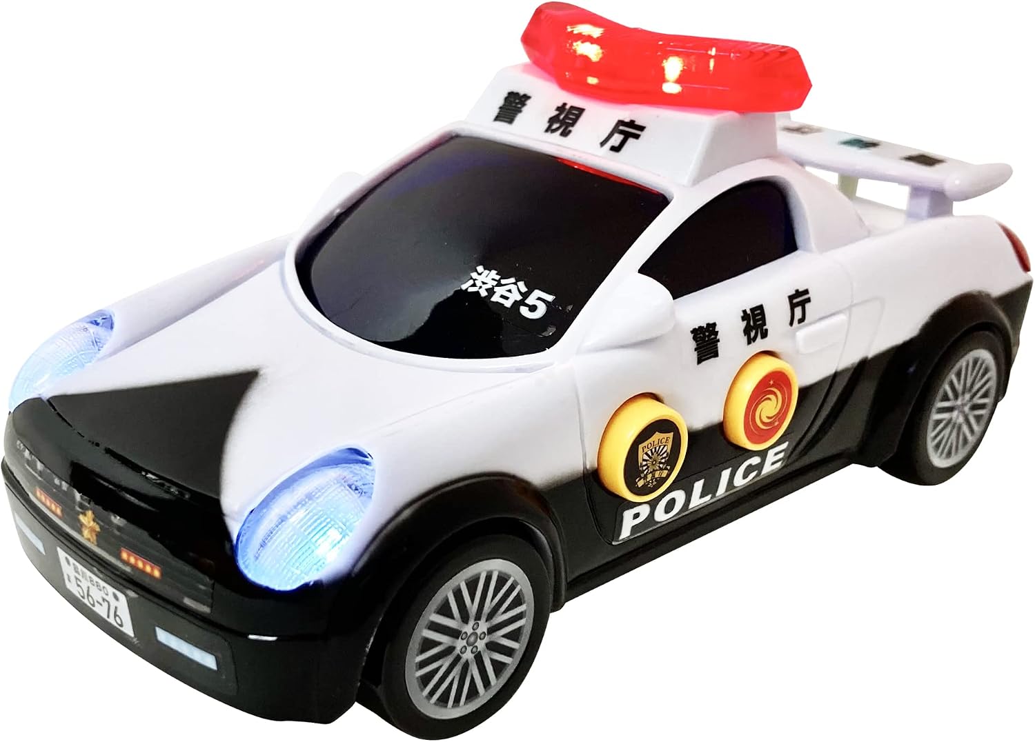 Talking Patrol Car Talking Luminous Ringing Police Car Toy Police Vehicle Boy Cool Car Kids Siren 1 Piece