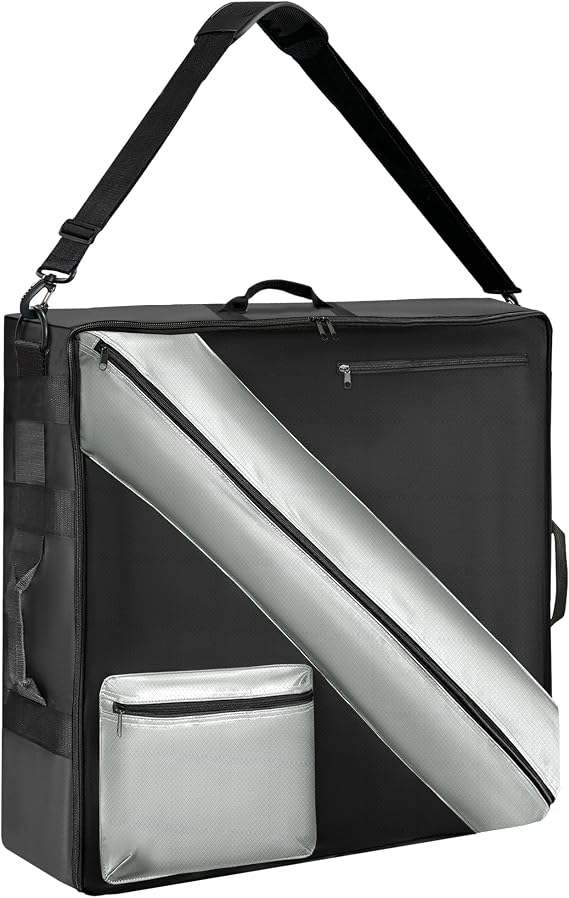 Storage Bag of Dog Playpen, Portable Dog Fence Bag for RV Travel, Compatible with Most 32" H, 8-Panel and 9-Stake Pet Fence Shoulder Bag, Patent Pending