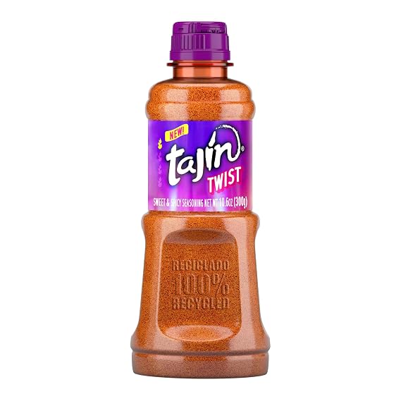 Tajin Twist Sweet and Spicy Seasoning, Chile Powder Blend for Snacks, Candy, Fruit, Churros, and Treats Flavor Enhancer, 10.6 oz (Pack of 1)