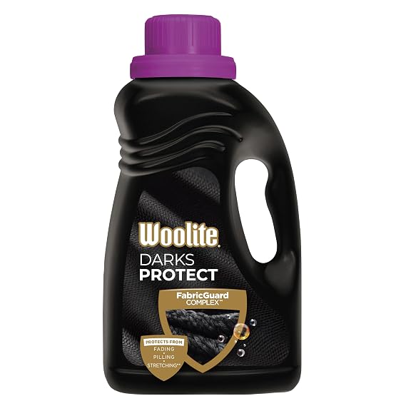 Woolite Darks Defense Liquid Laundry Detergent Protects Dark Clothes from Fading, 50oz
