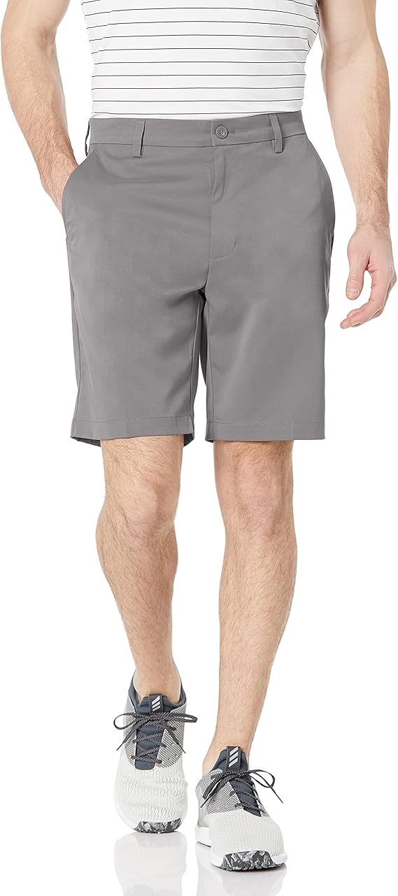 Amazon Essentials Men's Classic-Fit 9" Inseam Moisture-Wicking Stretch Golf Shorts with Active Waistband, Functional Pockets (Available in Big & Tall)