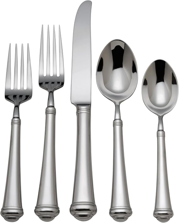 Reed & Barton Flatware Allora 18/10 Silverware Set for 1, 5-Piece