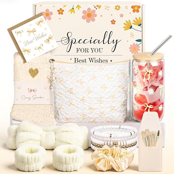 TUZELIYA Gifts for Girls Teenagers 9 10 11 12 13 14 15 16 17 18 Years Birthday gift for girls – beautiful gift set for birthday daughter granddaughter sister best friend niece (beige)