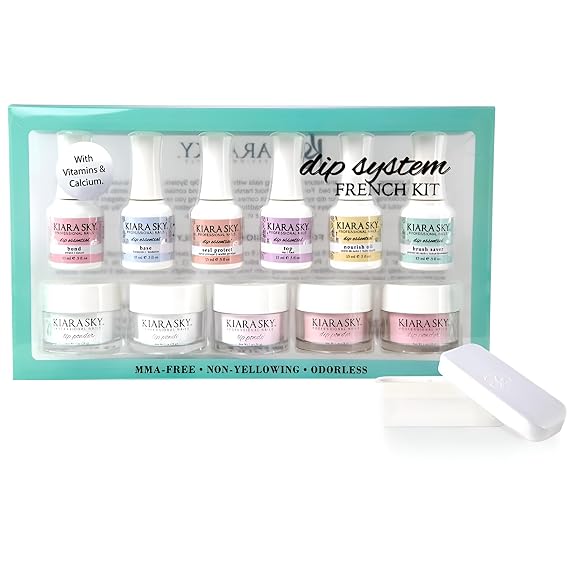 Kiara Sky French Dip Powder Starter Kit With Dip Case