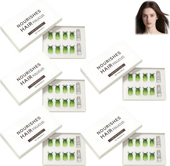 Hair Growth,HairRegrowth System,Hair Loss Treatment For Women And Men,Painless Micro-Infusion Roller,Strengthens Roots,Enhances Thick Hairs(5PCS)
