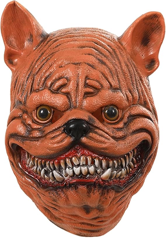 Scary Halloween Mask for Adults Horror Latex Creepy Demon Masks for Party Cosplay Costume