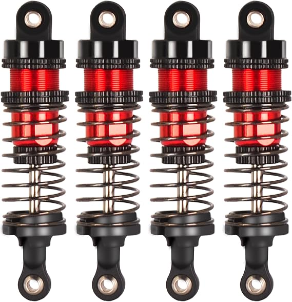 72mm Oil Shocks 4PCS RC Shock Absorber Set for 1/12 1/14 1/16 RC Cars