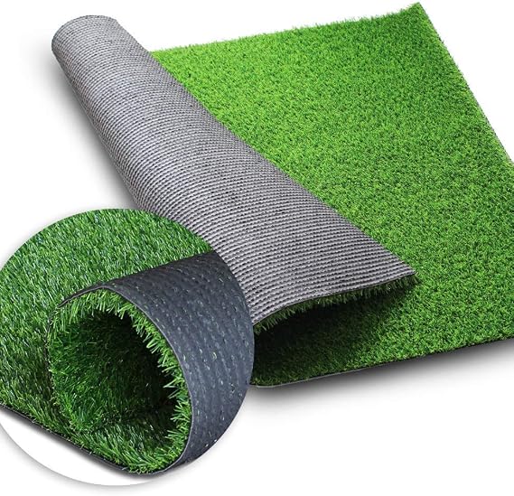LITA Artificial Grass Turf Lawn Customized Size 12 x 24 Feet, 0.7" Indoor Outdoor Garden Lawn Landscape Synthetic Grass Mat Fake Grass Rug