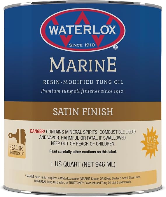 Waterlox Marine Satin Finish, 1 Quart