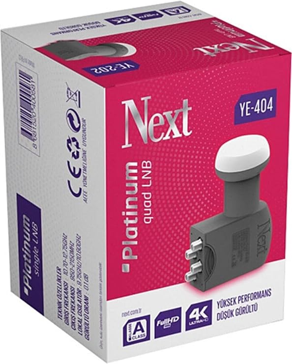 Next Nextstar Next Ye-404 Platinum Quad 4-pack LNB