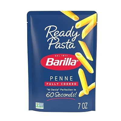 Barilla Ready Pasta, Fully Cooked Penne Pasta, Non-GMO & Kosher, 7 oz