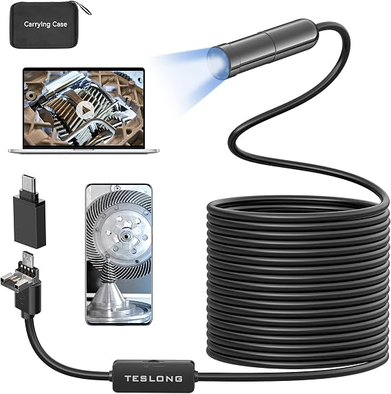 Teslong 5.0MP USB Auto-Focus Endoscope for Android Phone Windows MacBook