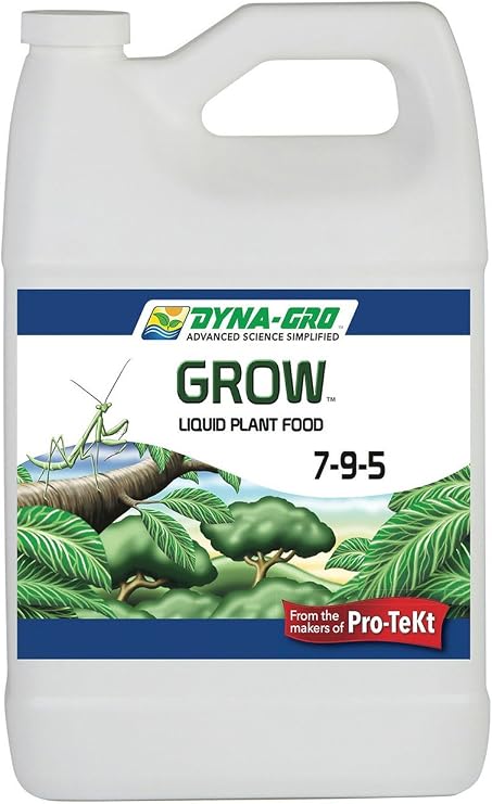 Dyna-Gro GRO-100 Grow 7-9-5 Liquid Plant Food, 1 gal, White