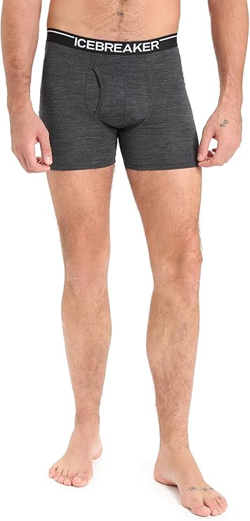 Icebreaker Men's Anatomica Boxers with Fly