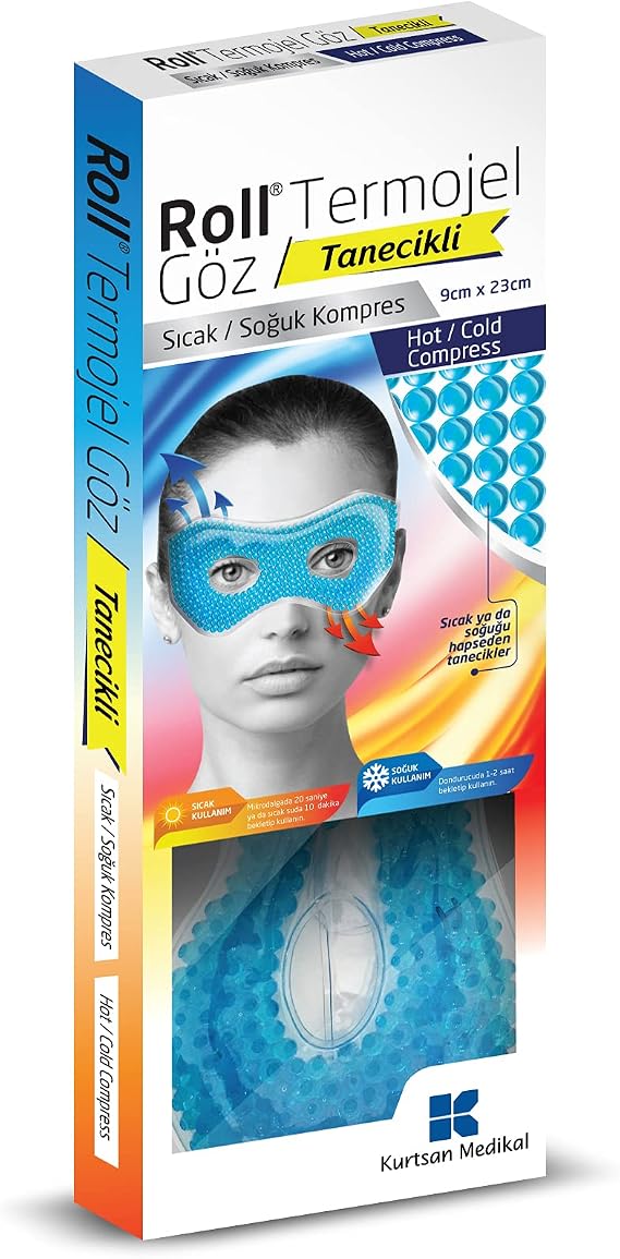 Hot-Cold Compress with Roll Thermogel Eye Grains