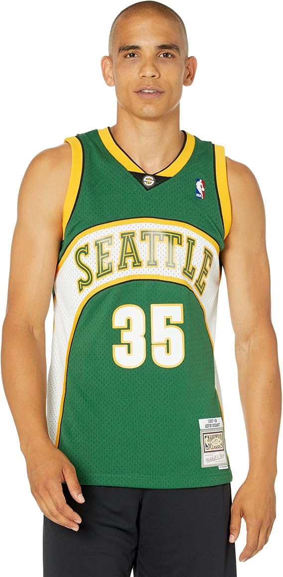 Mitchell & Ness Men's Seattle Supersonics Kevin Durant 2007-08 Hardwood Classics Swingman Jersey
