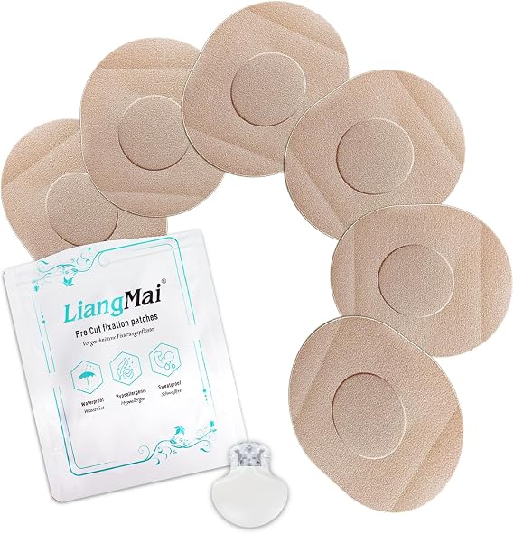 20 Pcs for Medtronic Sensor Patches,Waterproof Guardian 4 Sensor Cover Patch,Easy to Use Pre-Cut CGM Sensor Patches Protect Your Sensors Continuously for 7 Days Long Stay,No Hole & Glue in The Center