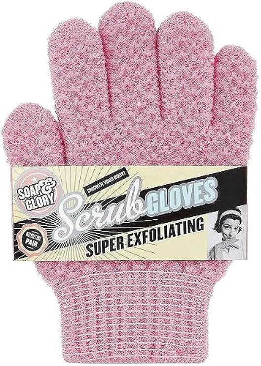 Soap And Glory Super Exfoliating Scrub Gloves Smooth Your Body! One Size